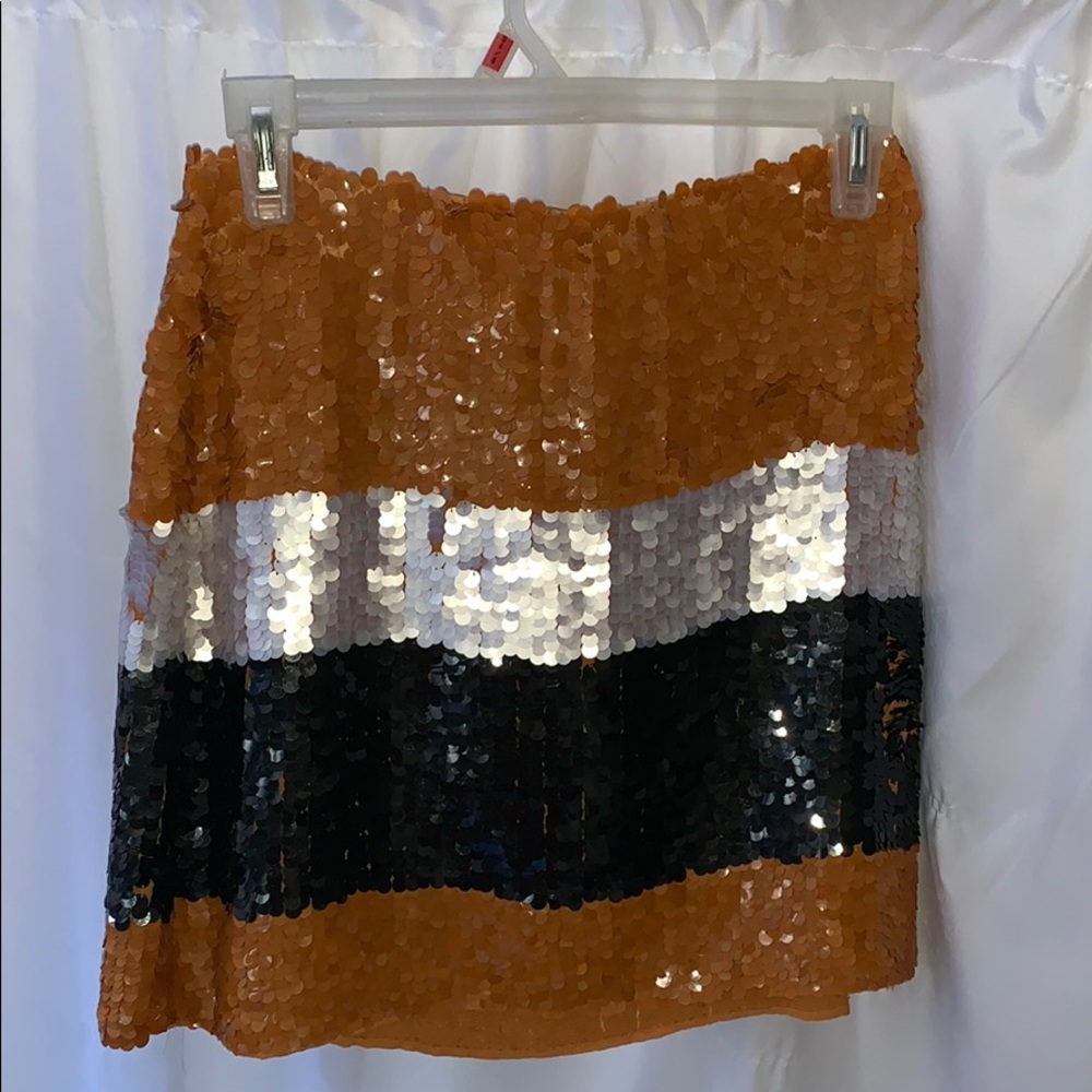 Zara sequin party skirt